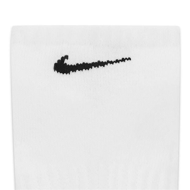 White/Black - Nike - Men's 6 Pack No Show Trainer Socks