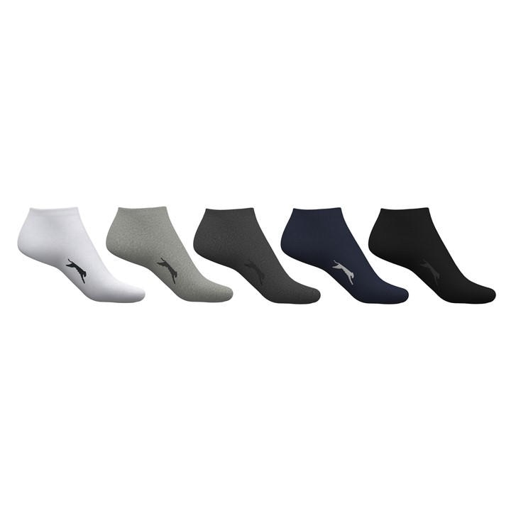 Slazenger Boys 5 Pack Trainers Socks Childrens - - Children's C8-C13 - Image 2