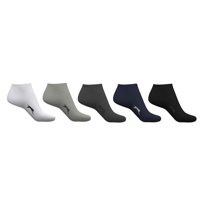 Slazenger Women's  Trainer Socks 5 Pack in Size 4 -8, Sports Direct