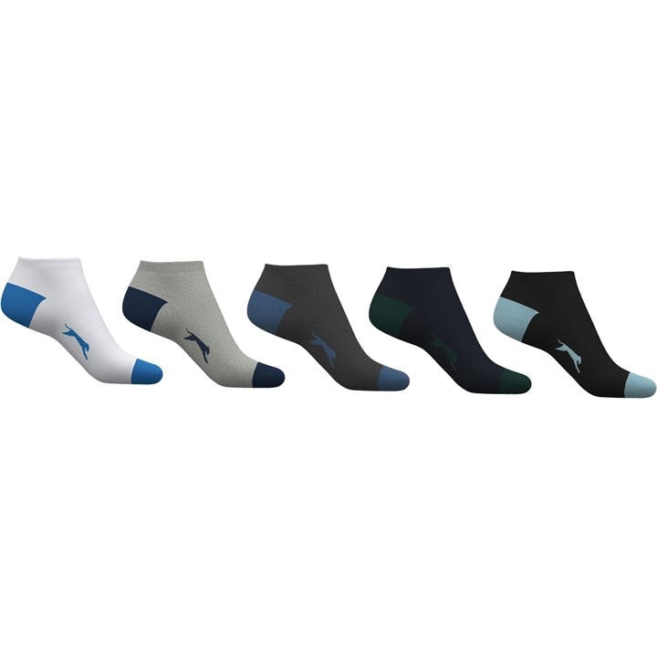 Slazenger Men's  5 Pack Trainer Socks Size 7-11 in Size 7 - 11, Sports Direct