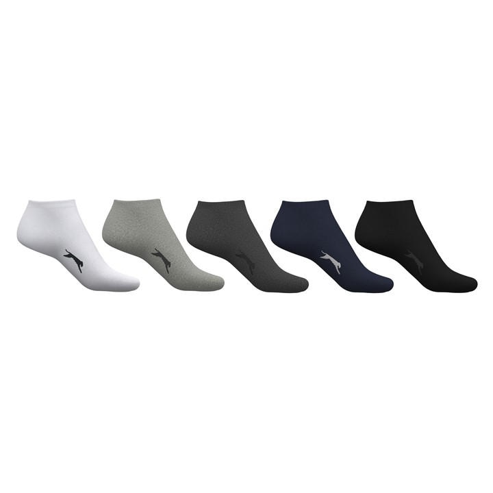Slazenger Men's  5 Pack Trainer Socks Size 7-11 in Size 7 - 11, Sports Direct
