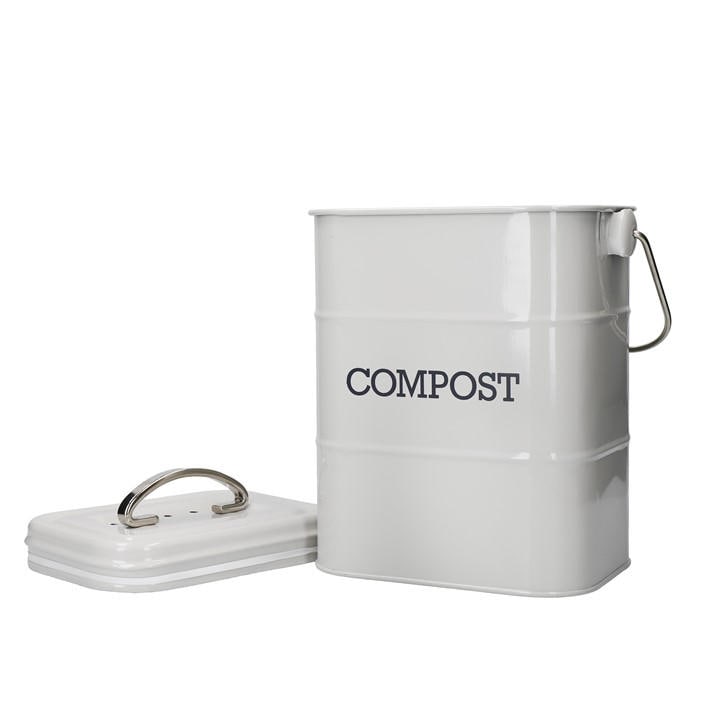 Kitchencraft  Grey Living Nostalgia French Compost Bin, Sports Direct