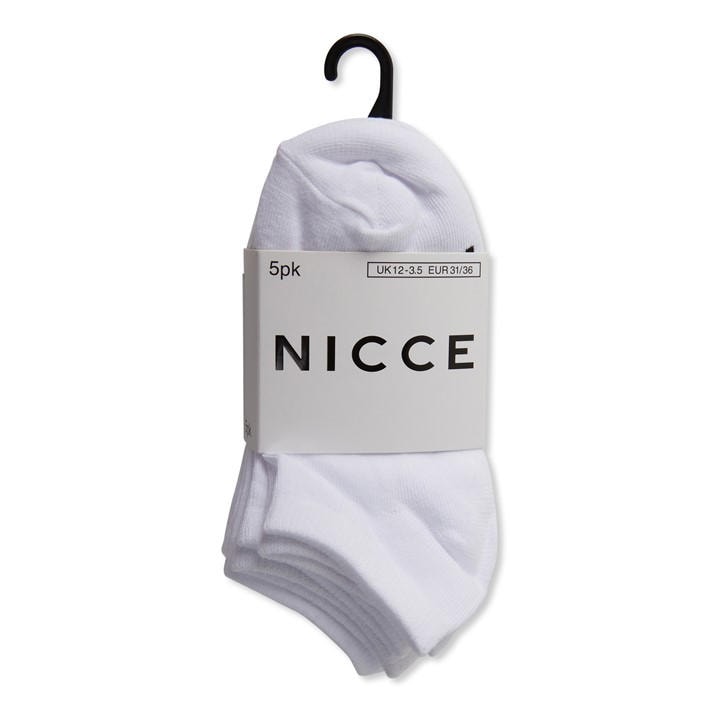 Nicce Boys  Pack Trainers Socks in Size 1 - 6, Sports Direct