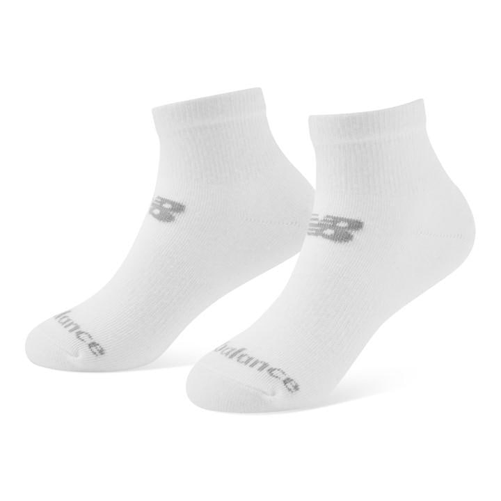 New Balance  Kids White New 3 Pack Ankle Socks  in Size C8 - C13, Sports Direct
