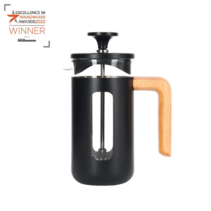 La Cafetière Pisa Stainless Steel Cafetière, Three Cup, Black, Gift Boxed, 35 ml - Image 6