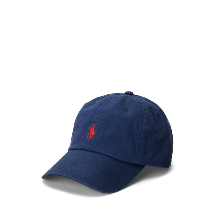 Polo Ralph Lauren Women's Blue Cotton Chino Pony Baseball Cap in Size Ladies, Sports Direct