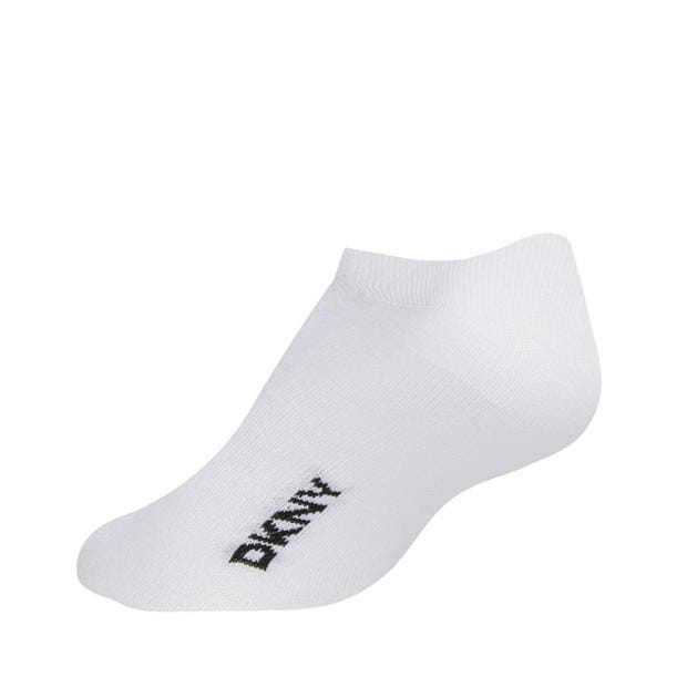 3 броя бели - DKNY - Womens 3 Pack Trainer Socks Layla