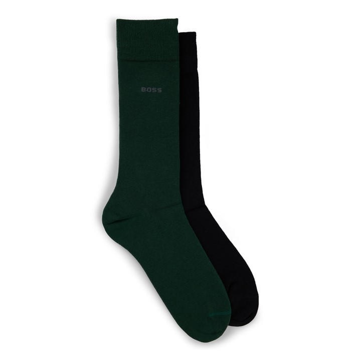 Portugal  Men's  Bodywear 2 Pack Cotton Crew Socks With Logo Detail, Football by Boss in Size 6 - 12 Months, Sports Direct