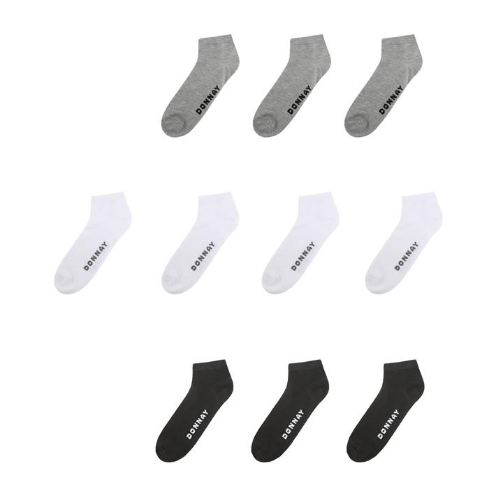 Donnay   10 Pack Trainer Socks Plus Size 12+ in Size 12+, Sports Direct
