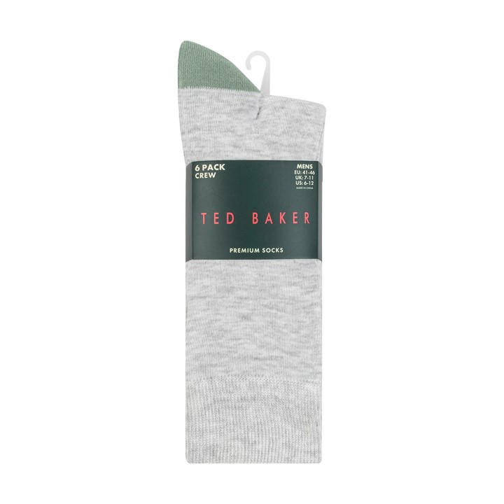 Ted Baker Men's Black Formal Crew Socks in Size 7 - 11, Sports Direct