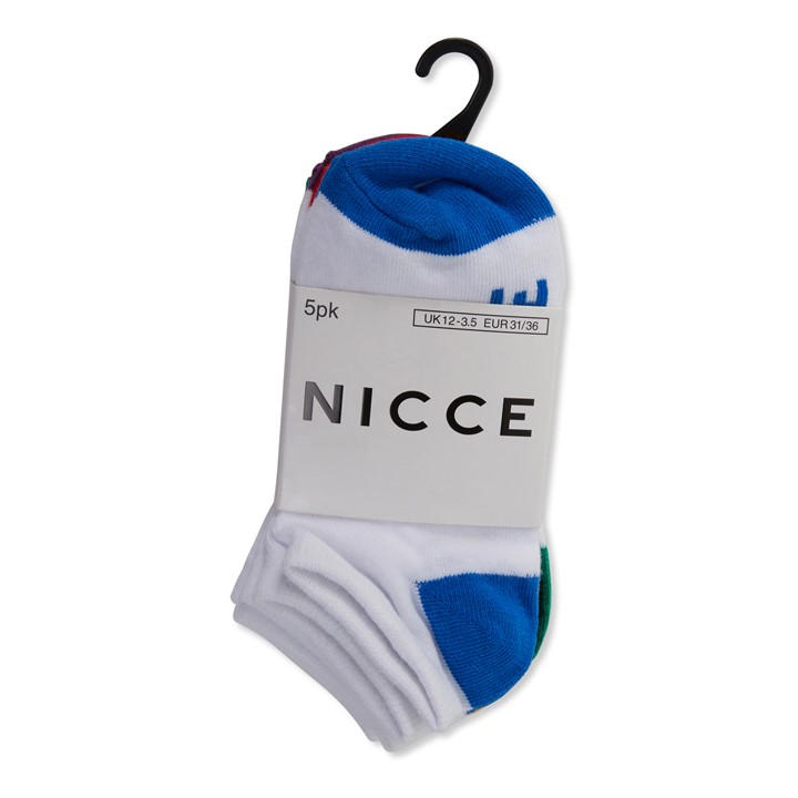 Nicce Boys  Pack Trainers Socks in Size C8 - C13, Sports Direct