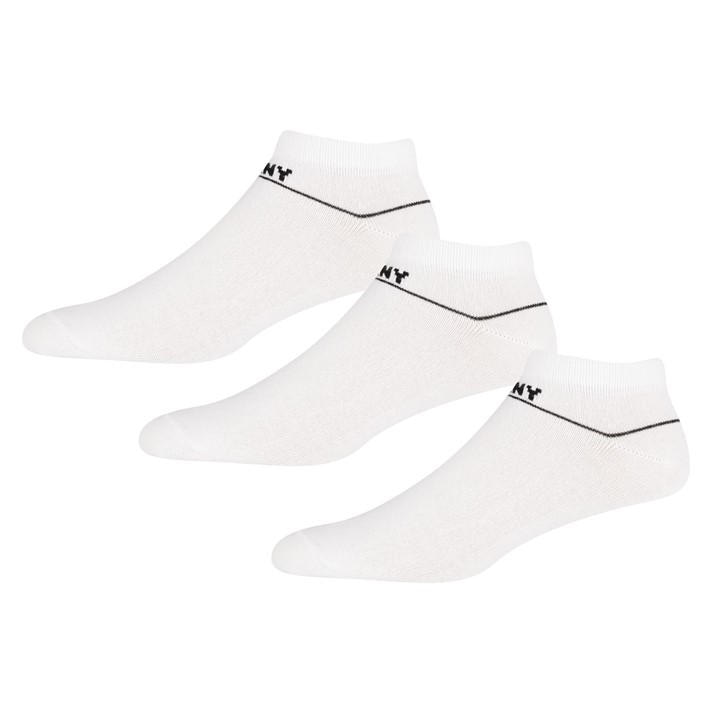 Dkny Men's White 3 Pack Trainer Liners Jefferson in Size 7 - 11, Sports Direct