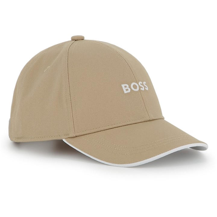 Boss Boys Beige Kids Logo Cap, Design Cap in Size Junior, Sports Direct