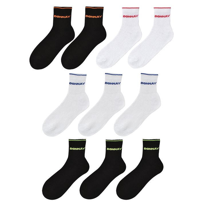 Donnay  Kids  10 Pack Quarter Socks  in Size C8 - C13, Sports Direct