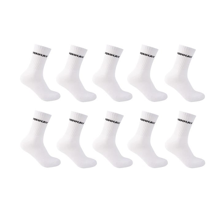 Donnay   10 Pack Quarter Socks Plus Size 12+ in Size 12+, Sports Direct