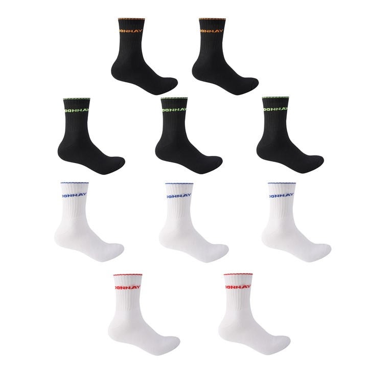 Donnay   10 Pack Quarter Socks Plus Size 12+ in Size 12+, Sports Direct