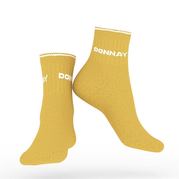 Bright Asst - Donnay - 10 Pack Quarter Socks Plus Size 12+