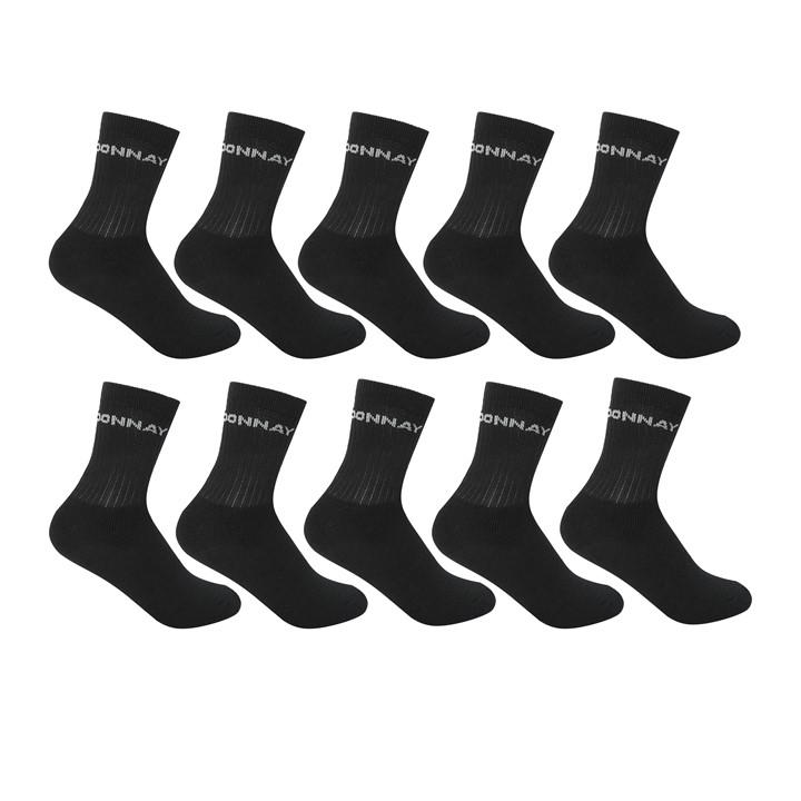 Donnay   10 Pack Quarter Socks Plus Size 12+ in Size 12+, Sports Direct