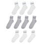 White - Donnay - 10 Pack Quarter Socks Junior
