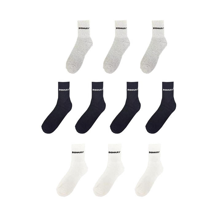Donnay   10 Pack Quarter Socks in Size 7 - 11, Sports Direct