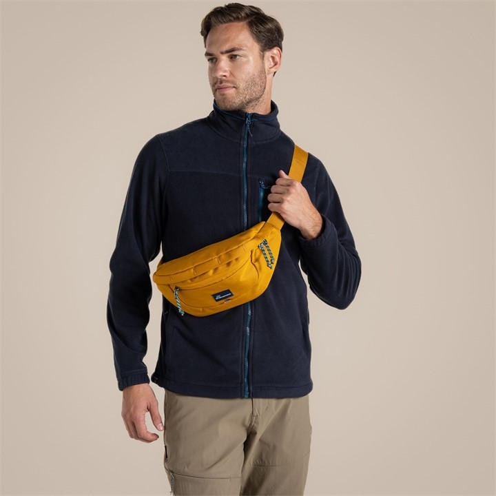 Craghoppers  Yellow 1.5L Kiwi Ii Water-Repellent Bum Bag in Size Single, Sports Direct