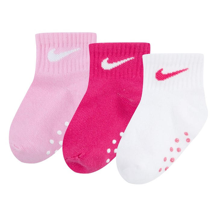 Nike  Kids Pink Ns Ankle Sock Bb13 in Size Infant, Sports Direct