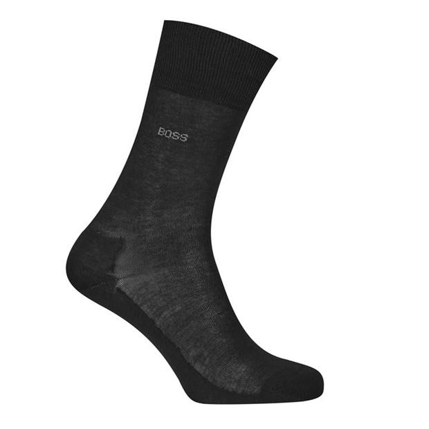 Black 001 - Boss - George Plain Socks