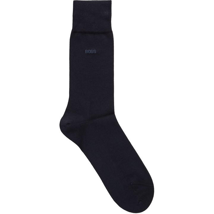 Boss Men's Blue George Plain Socks in Size 4 -8, Sports Direct