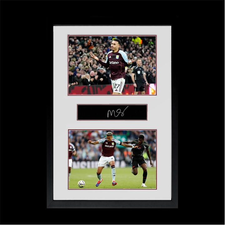 Aston Villa Morgan Rogers Signed Plaque Iconic, Football by The Fan Cave in Size 690x480mm, Sports Direct