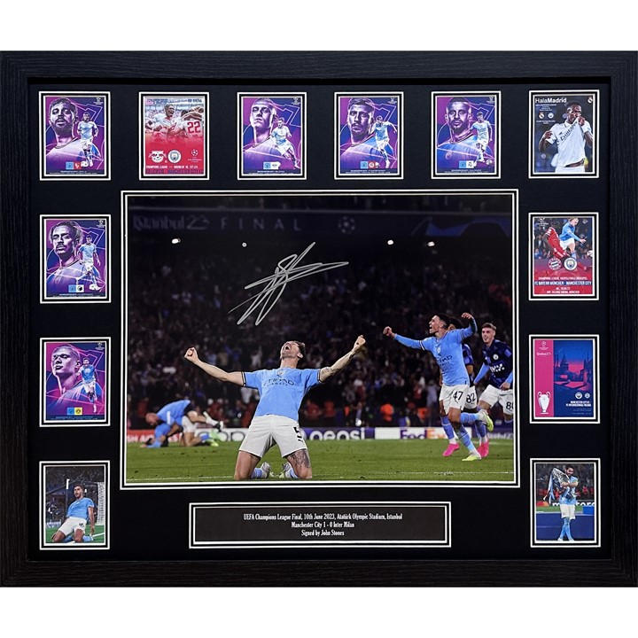 Manchester City    John Stones Signed  Photo, Football by AllStarSignings Ltd, Sports Direct