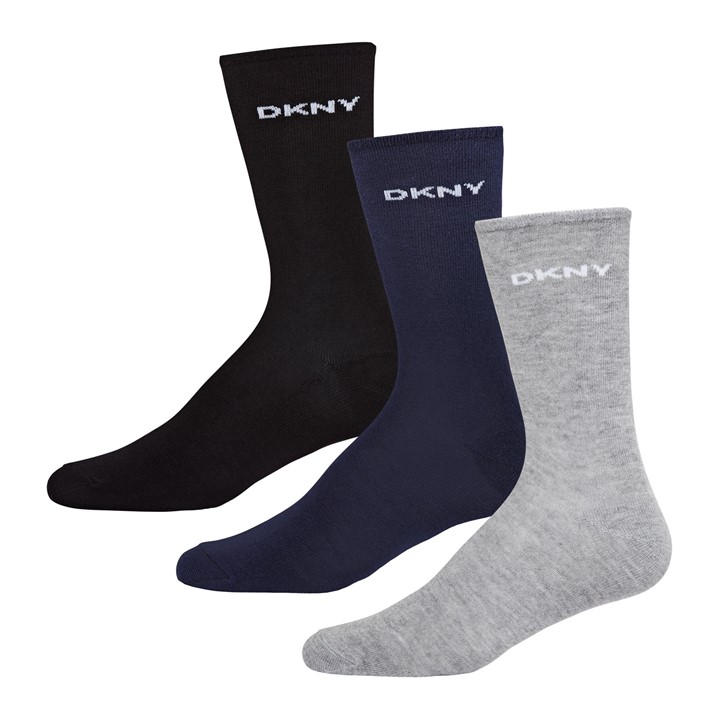 Dkny Women's  3 Pack Dress Socks Paige in Size 4 -8, Sports Direct