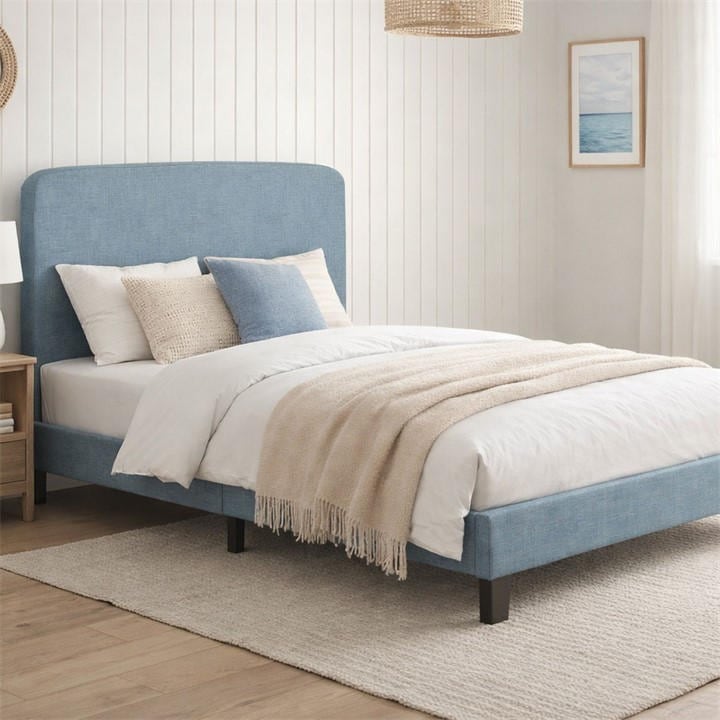 Birlea  Blue Jacob Bed in Size 4'0, Sports Direct