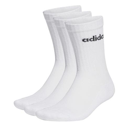 adidas - Linear Crew Cushioned Socks 3 Pack