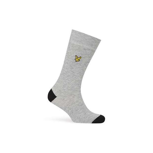 Black/Grey Marl - Lyle and Scott - Men's Crew Socks