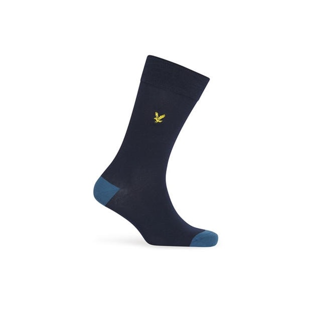 Black/Peacoat - Lyle and Scott - Men's Crew Socks