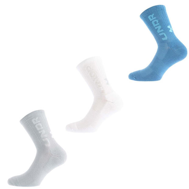 Multi - Under Armour - Kids' 3 Pack Mid Crew Socks