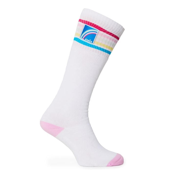 Diadora  White Unicorn Crew Socks in Size S, Sports Direct