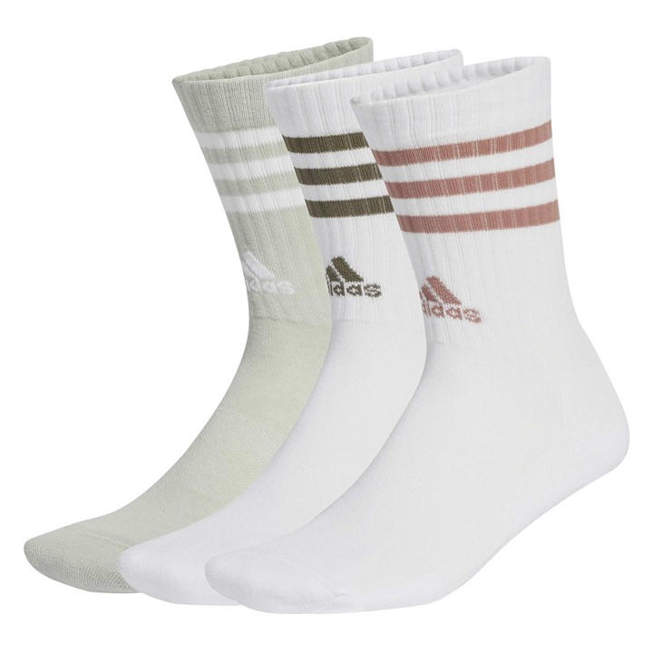 Adidas  White 3 Pk Of Cushion 99 in Size 4 -8, Sports Direct
