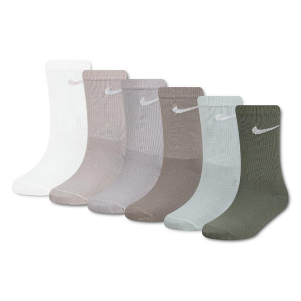 Multi - Nike - 6 Pack of Crew Socks Infants