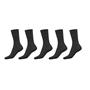 Black - Slazenger - 5 Pack Crew Socks Ladies