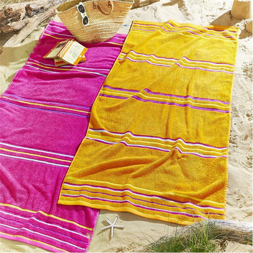 Catherine Lansfield - Rainbow Pairs Beach Towel Pair
