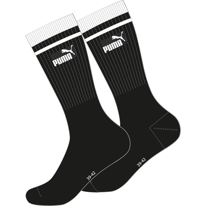 Puma  Black Crew Socks in Size 9¿11.5, Sports Direct