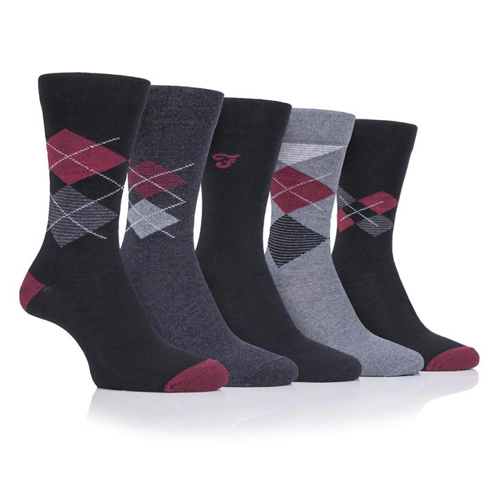 Farah Men's  Argyle Crew Socks in Size 7 - 11, Sports Direct