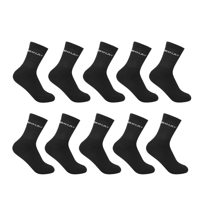 Donnay  Kids  10 Pack Crew Socks  in Size 1 - 6, Sports Direct