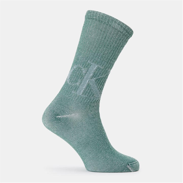 Calvin Klein Men's Green Crew Socks, Sports Direct