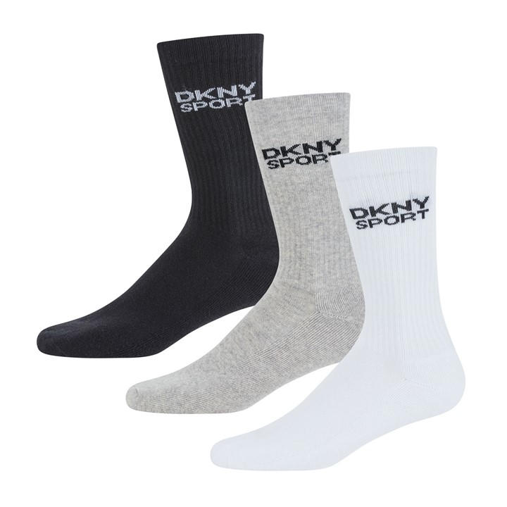 Dkny Men's  3 Pack Sports Socks Radde in Size 7 - 11, Sports Direct