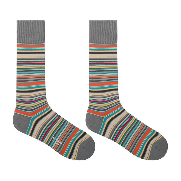 Paul Smith Men's  Stripe Cotton Crew Socks, Sports Direct