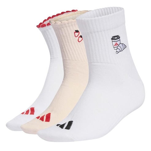 adidas - Unisex Graphic Cotton Crew Socks 3 Pack