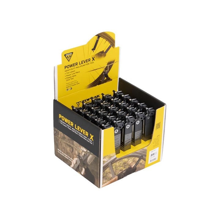 Topeak  Black Power Lever X Display Box 25Pcs, Sports Direct