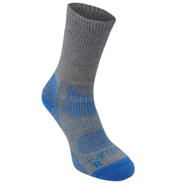 Karrimor Women's Blue Merino Fibre Lightweight Walking Socks in Size 4 -8, Sports Direct